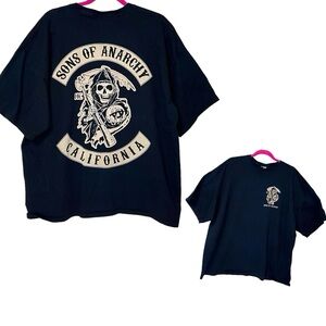 Sons of Anarchy California black logo T-shirt